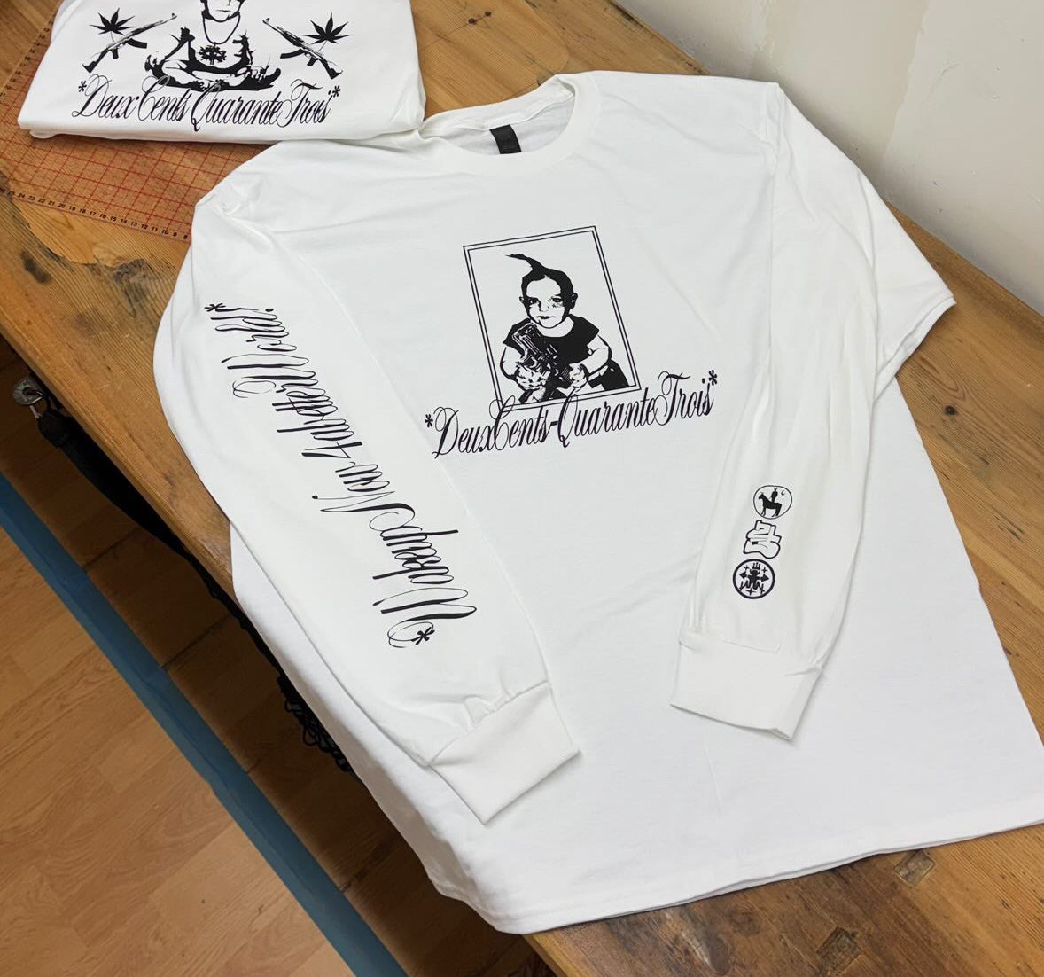 LONGSLEEVES "FANCY 243" BLANC