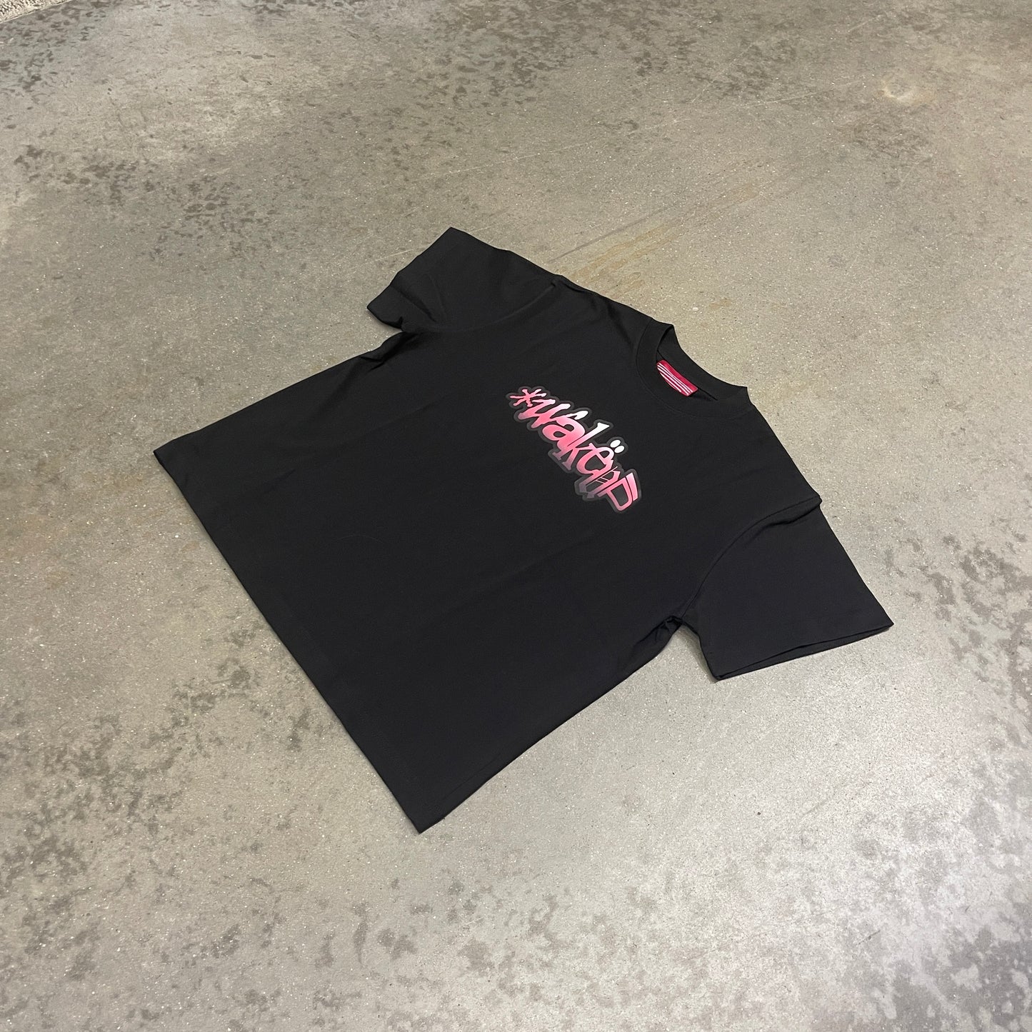 "WAKEUP+GRADIENT"TEE